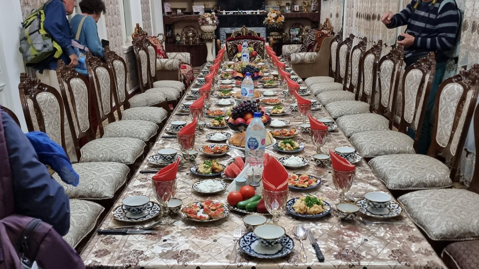 Belle table chez l'habitant