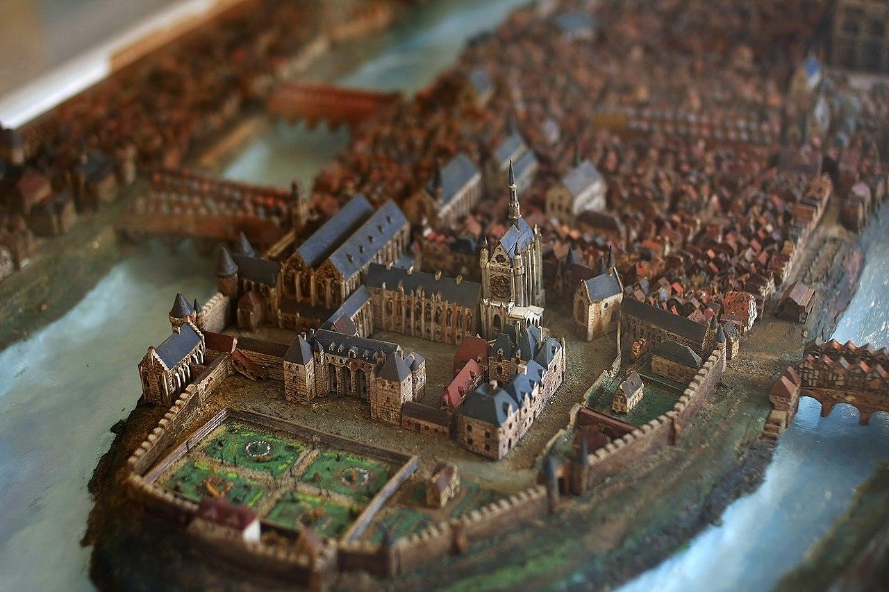 Maquette palais de la Cité au 16ème siècle